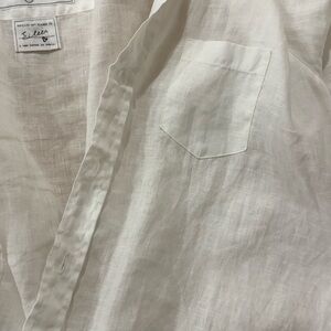 Frank & Eileen “Eileen” White Linen button up shirt